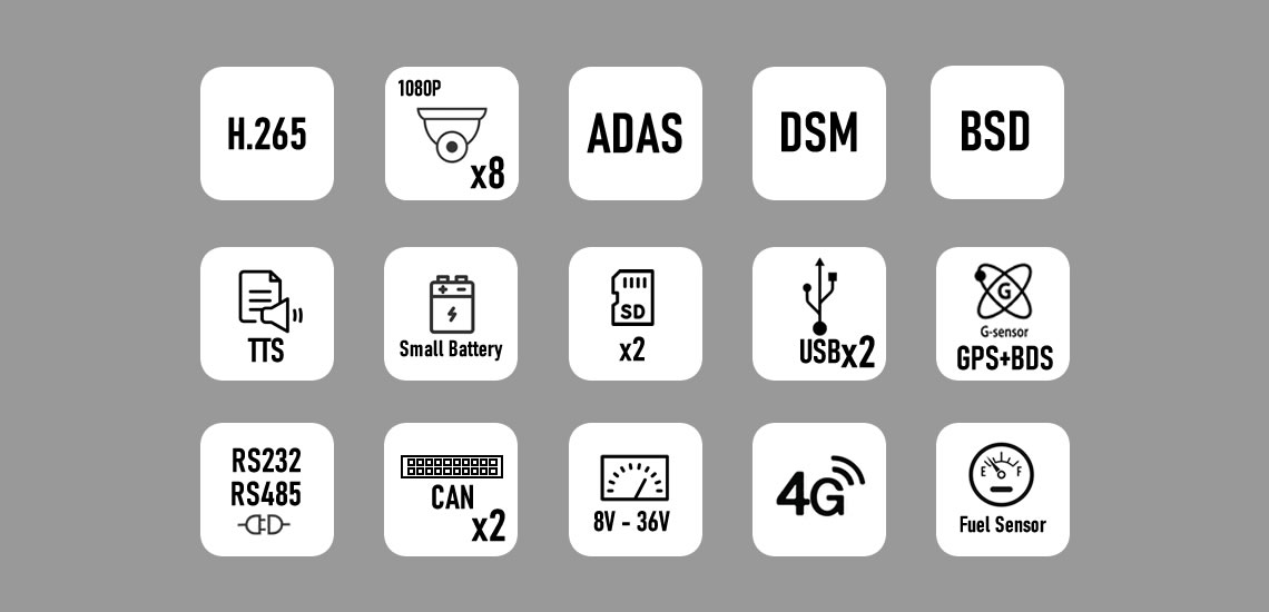 Key features of this MDVR